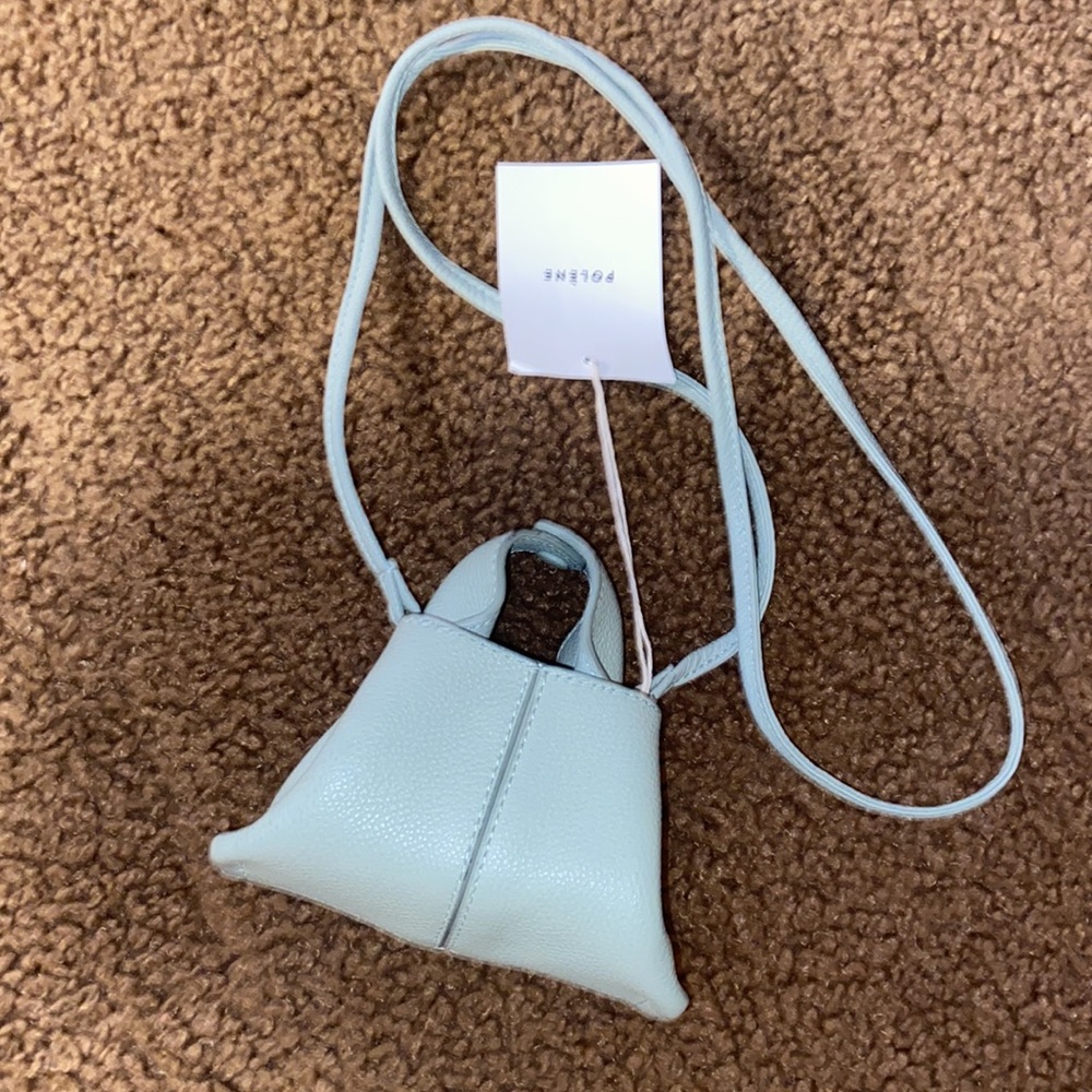 Polène Numéro Neuf MICRO Bag in Light Sage Green - Picture 7 of 16